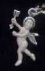 Bild: 925er Silber - Cupid mit Pfeil - sandgestrahlt