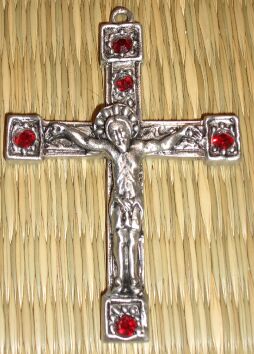 Bild: Grosses Kreuz mit Figur 7,5x5,5cm