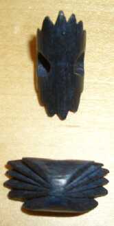 Bild: Element Schwalbenschwanz - Buche dunkelblau gebeizt 25mm