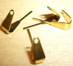 Bild: Collierschlaufe - glatt - gold - 10mm