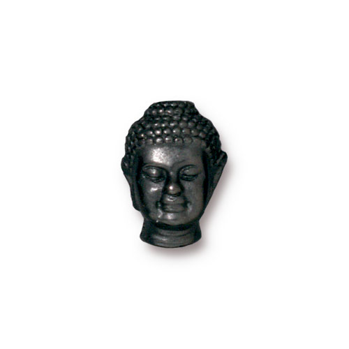 Bild: TierraCast - Perle 'Buddha' - schwarzsilber