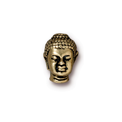 Bild: TierraCast - Perle 'Buddha' - altgold