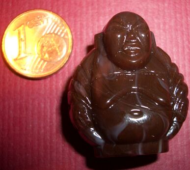 Bild: Buddha-Figur - Achatfarben - 3x2.5cm