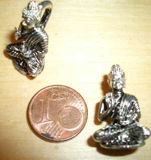 Bild: Buddha-Anhänger Thai - silber - 20mm
