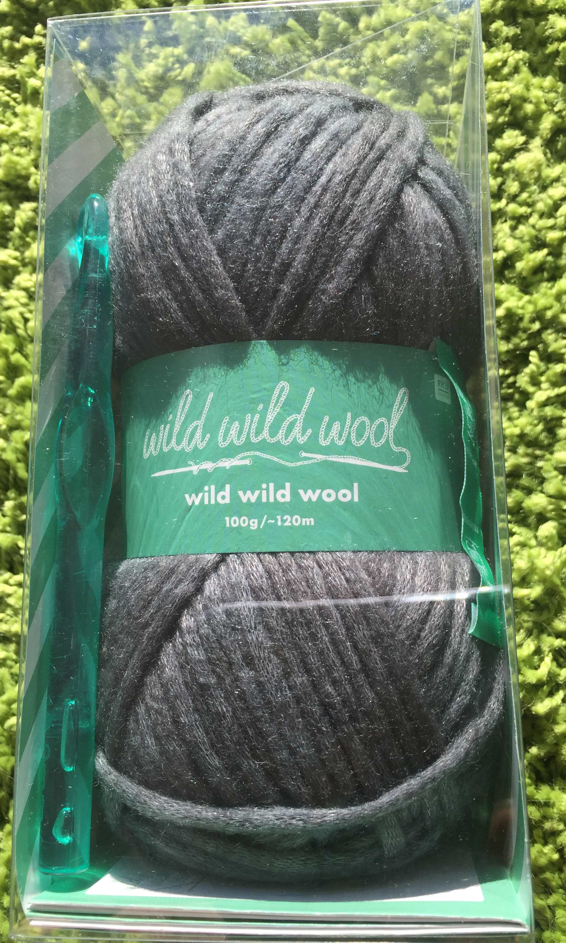 Bild: Rico Mützen-Kit - Wild Wild Wool: Print Grau