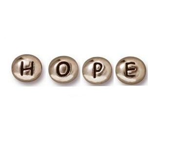 TierraCast - Perlenset 'HOPE' - silber