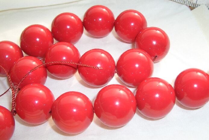 5811 - Crystal Pearls Gem Red Coral - 16mm