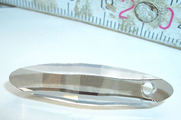 6470 - Ellipse Pendant Crystal Satin - 32mm