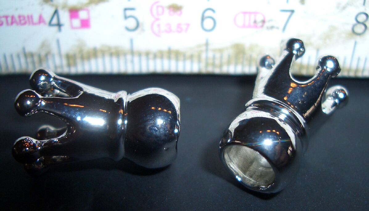 Endst&uuml;ck Krone - 18mm / 5mm - silber