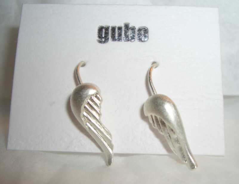 gubo 'Wing of Angel' - Ohrhänger mattsilber
