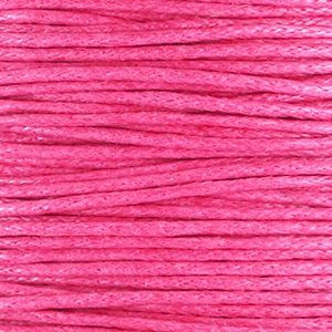 Wachskordel - hot pink - 1mm - per m