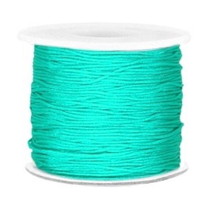 Makramee-Band - Turquoise Green - 0.7mm - per m