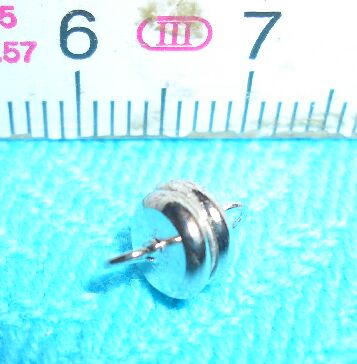 Magnetverschluß mini - silber - 6mm