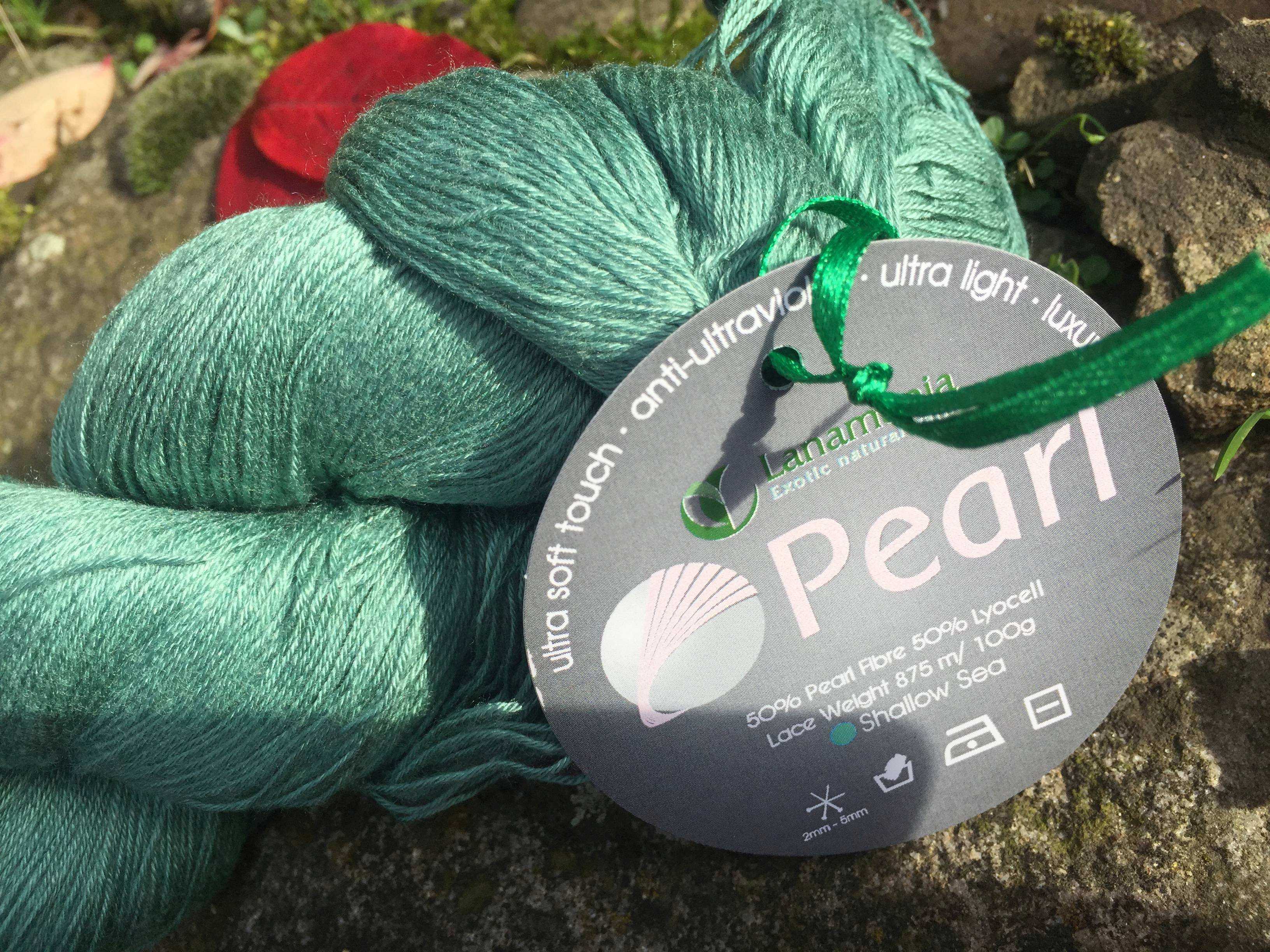 Lanamania PEARL - Lace Shallow Seas (mint) - P09