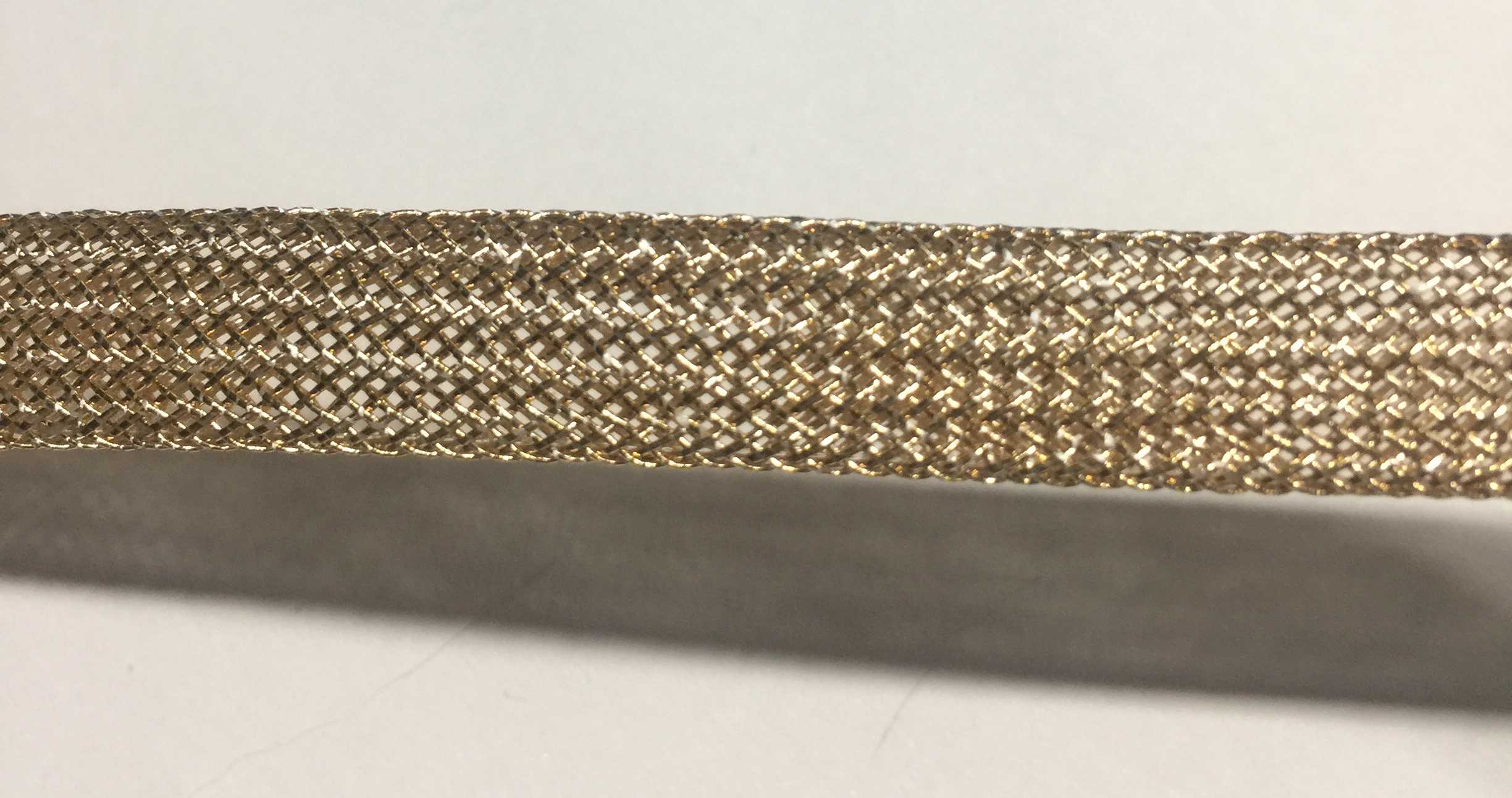 Metall Mesh Band - rosgold - 10x2mm