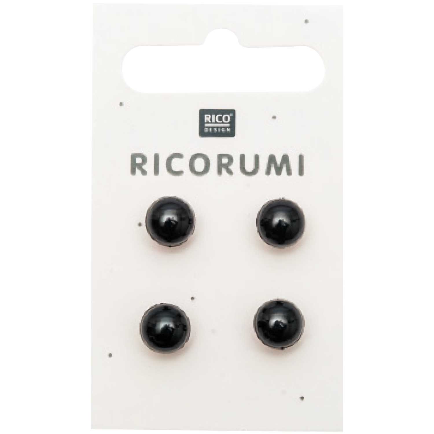 rico Ricorumi - Knopfaugen 8.5mm - 4er Set